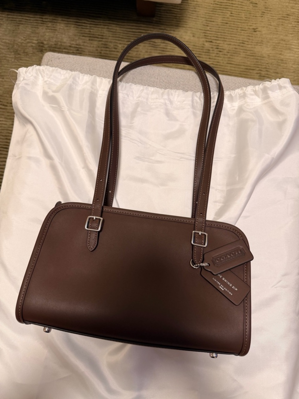 Coach Swing Zip in Maple with Silver Hardware (Re-Issue)